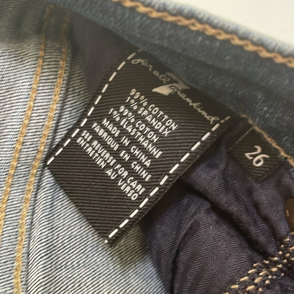 7 For All Mankind Super Skinny Jeans The Ankle Jeans Size 26 - Picture 6 of 6